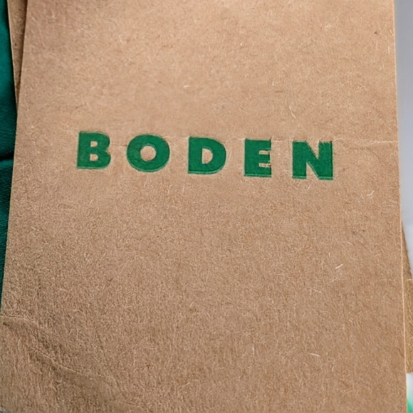 Boden • Serena Cotton Tie Maxi Dress Green Tambourine, Artisian Geo NWT - Picture 9 of 12